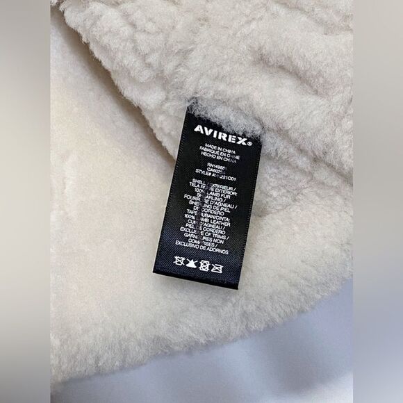 Avirex Icon Shearling Jacket size XL - Picture 14 of 16